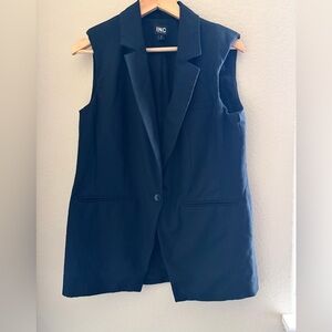 INC International Concepts Black Vest